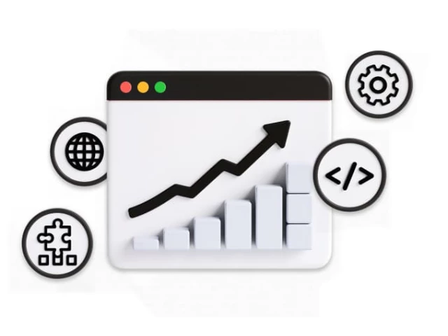 Иллюстрация развития сайта